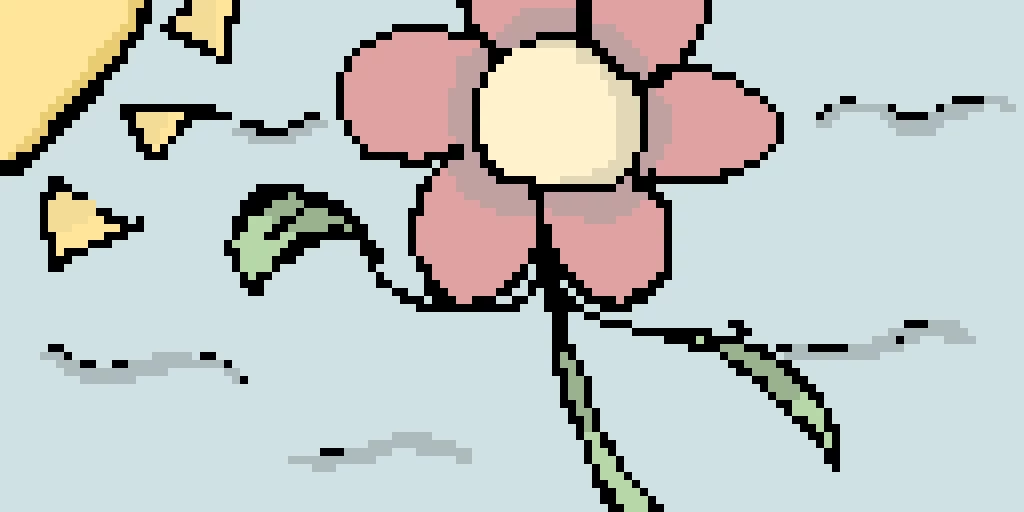 Flower basked in the afternoon sun