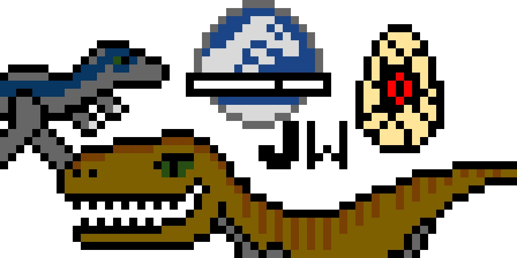 jurassic world park pixel art contest