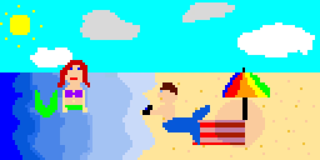 merman proposes to mermaid