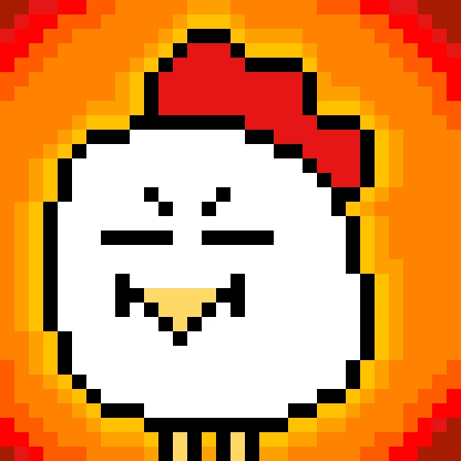 angy chicken warning very angy