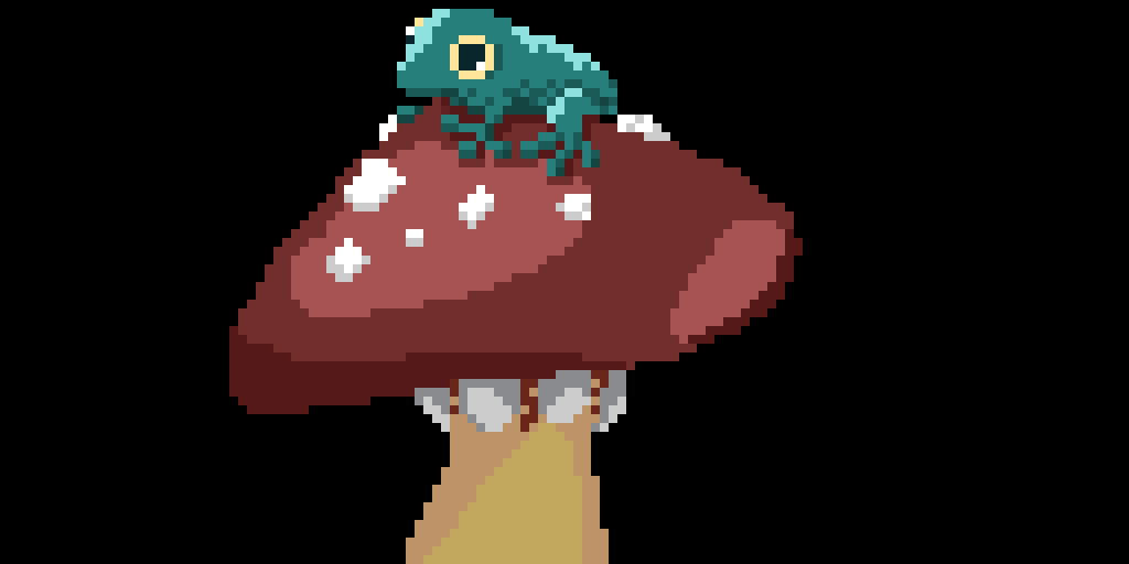 mushroom frog