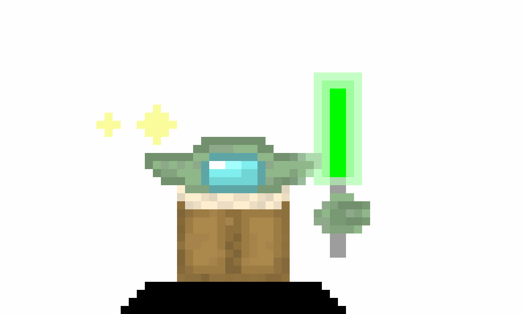 Baby Yoda In Among Us