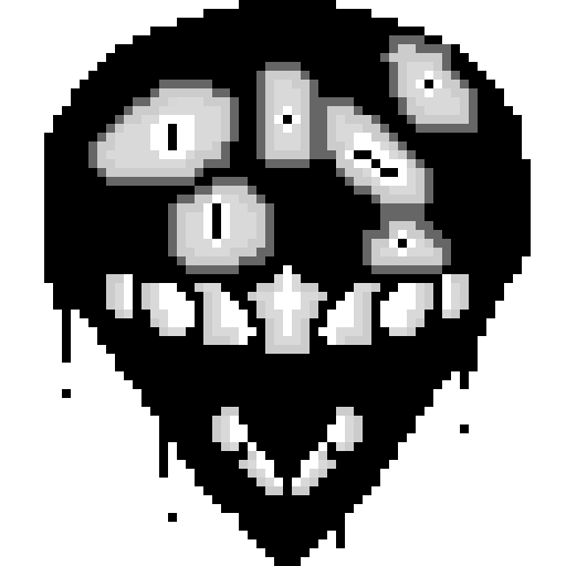 the face of many eyes endlessly growing