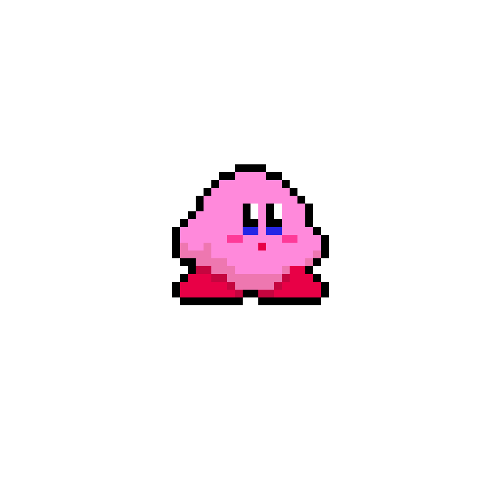 unfinished fanmade kirby walking animation because im lazy