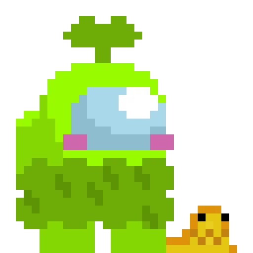 among us outfit lime