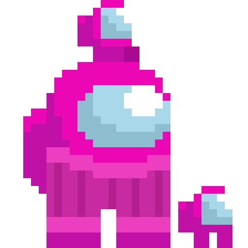 among us outfit pink