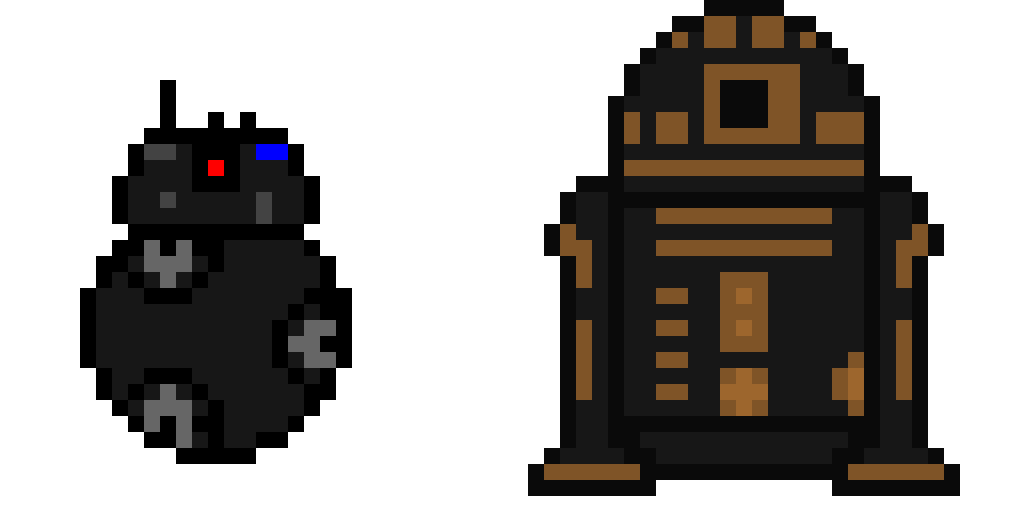 BB-9E and R2-Q5