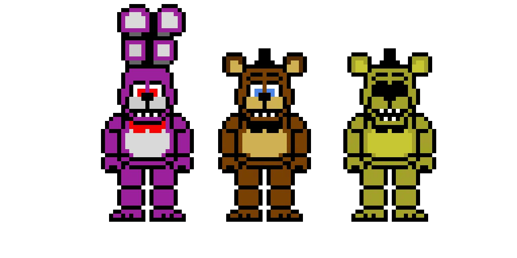 fnaf 1 sprites