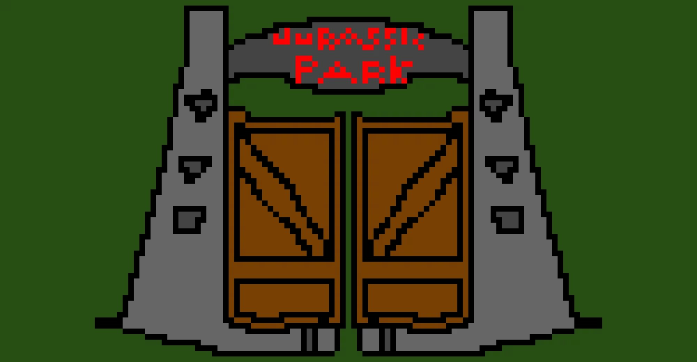 jurassic park gate
