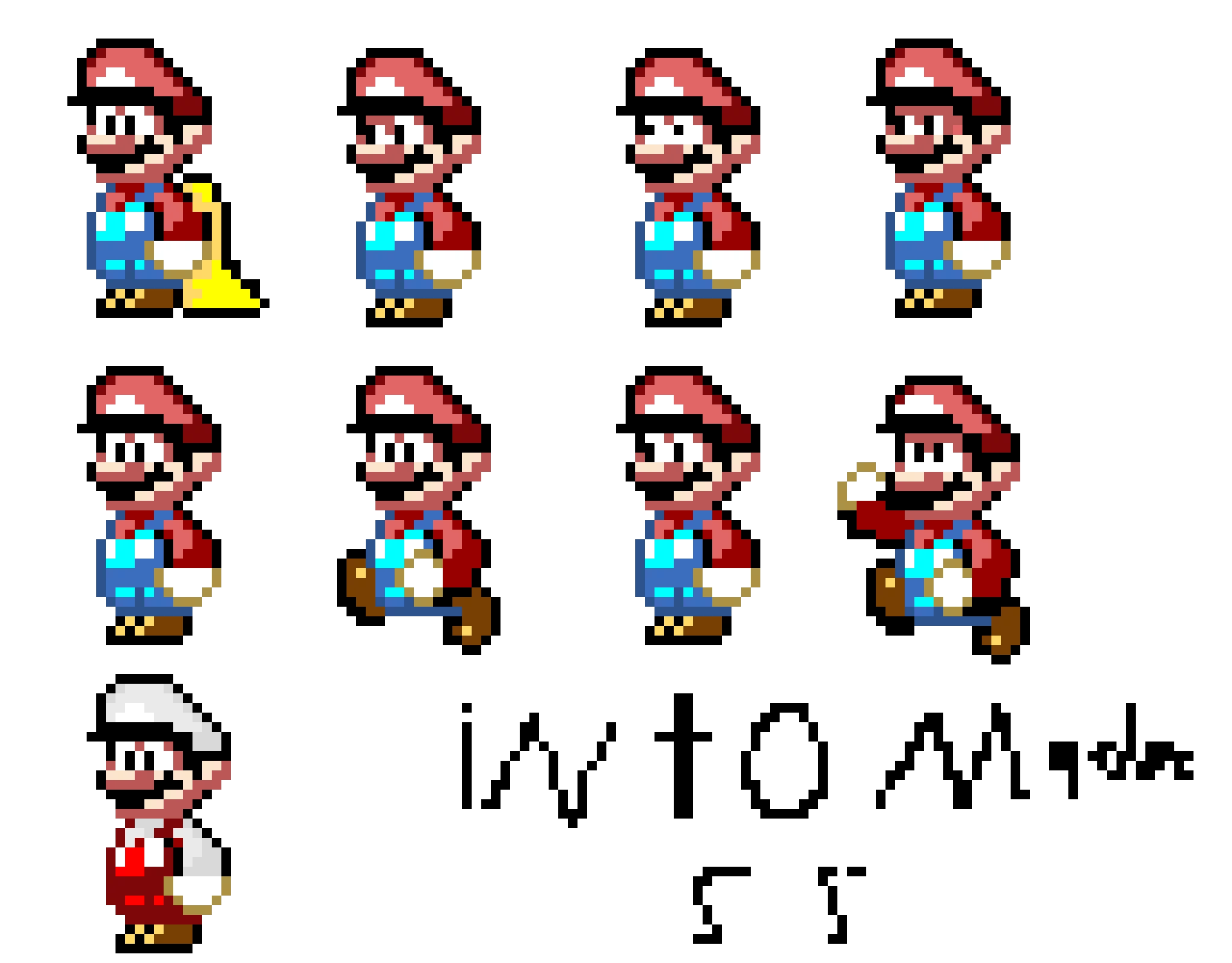 mario smw sprite sheet