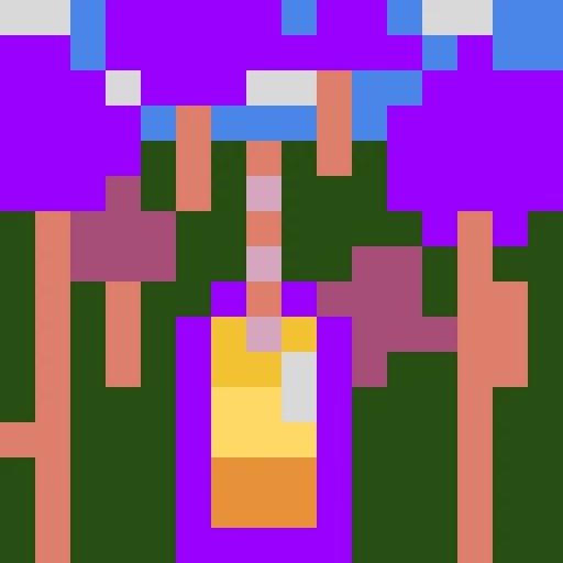 My friend as a smoothie!