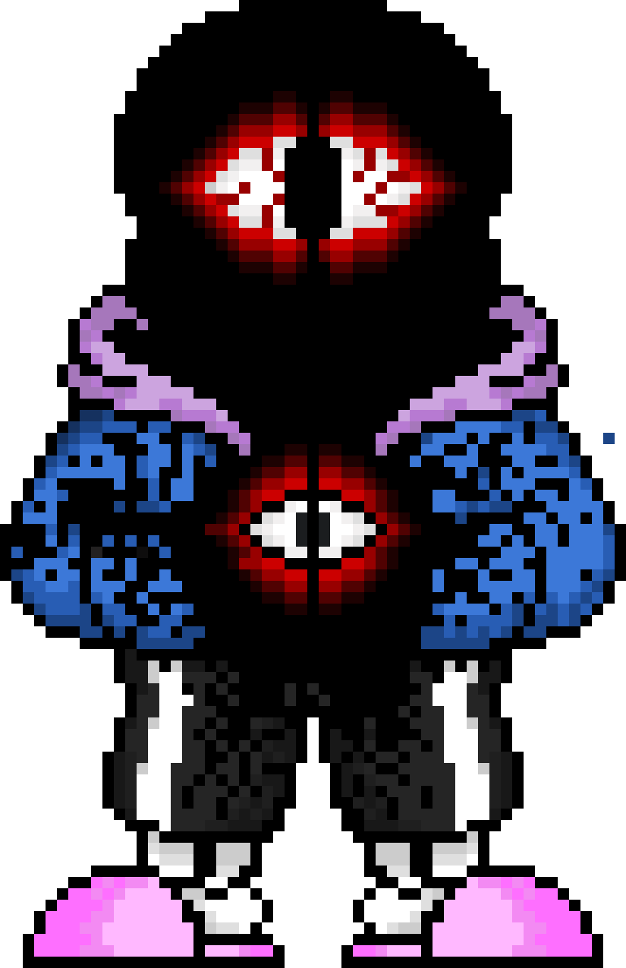 Sans as seek from doors creds to pixelstyle6 and snas pixel art