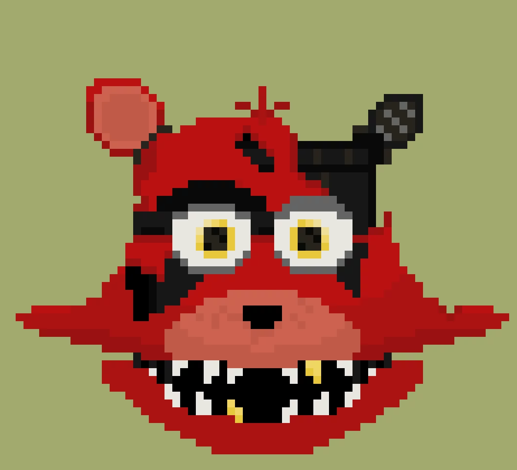 withered foxy head