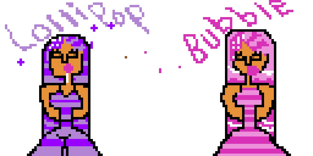 lollipop  and bubble