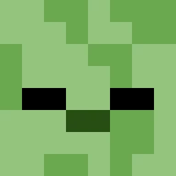 minecraft zombie face