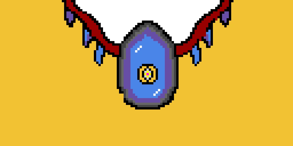 purple and blue amulet messed up with the background its supposed to be a shirt