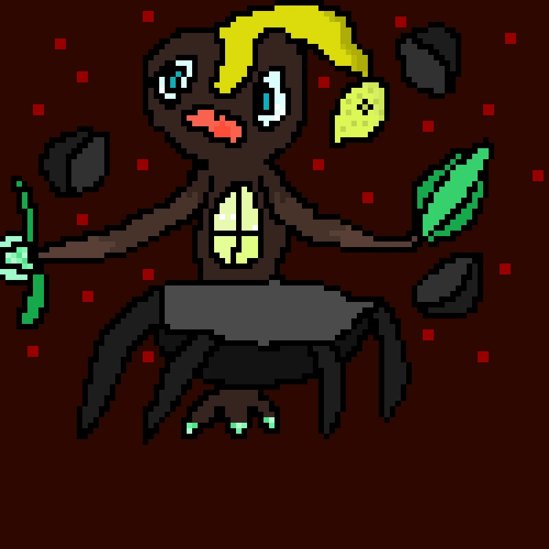 Dark, Plant, Fire, and Rock fanmade msm: Lunarkias