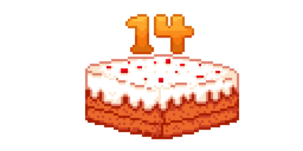 Cute Orange Layer Cake In Pixel Art, Orange, Cake, Sweet PNG Transparent  Image and Clipart for Free Download