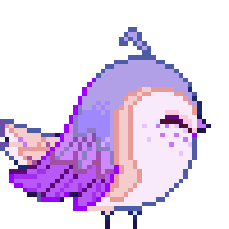 Pink and purple trend again pixel art