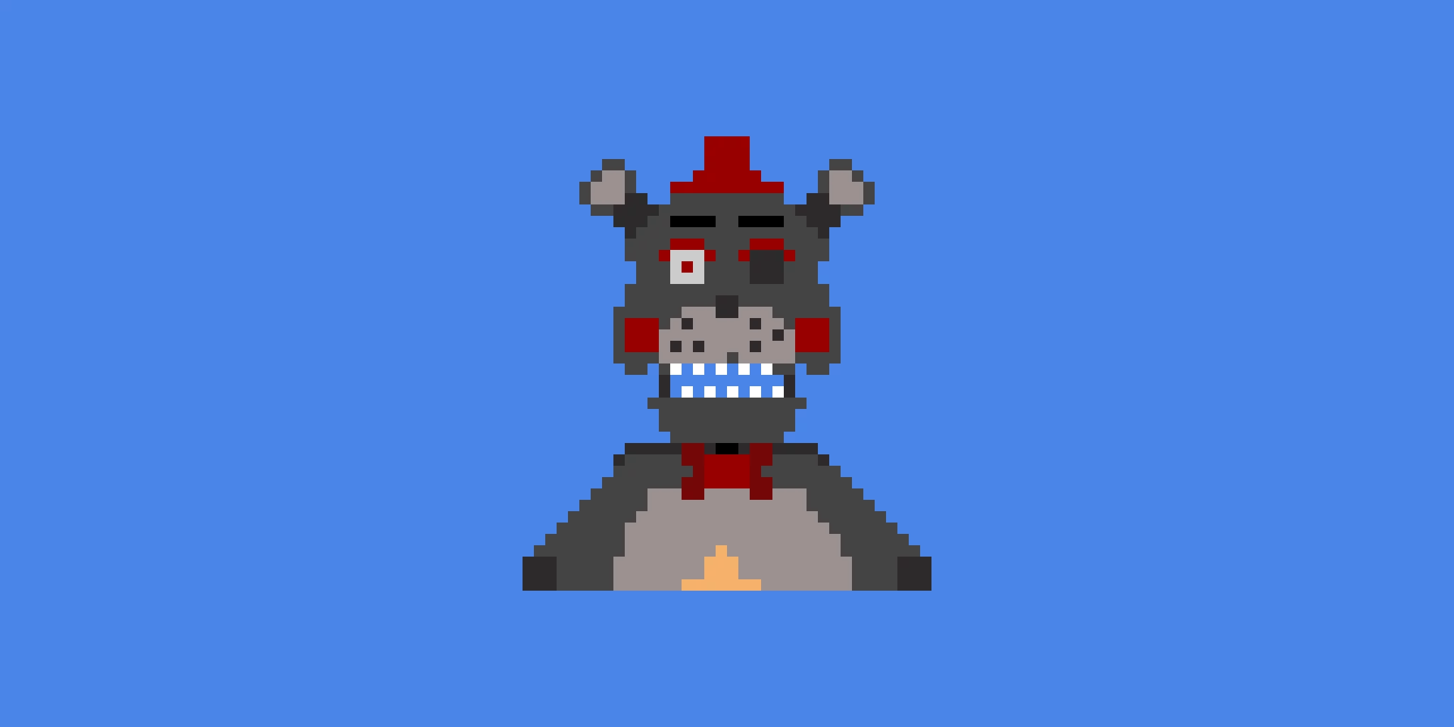 Lefty from FNAF (Head and half body)