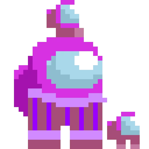 my purple sus on a regular day