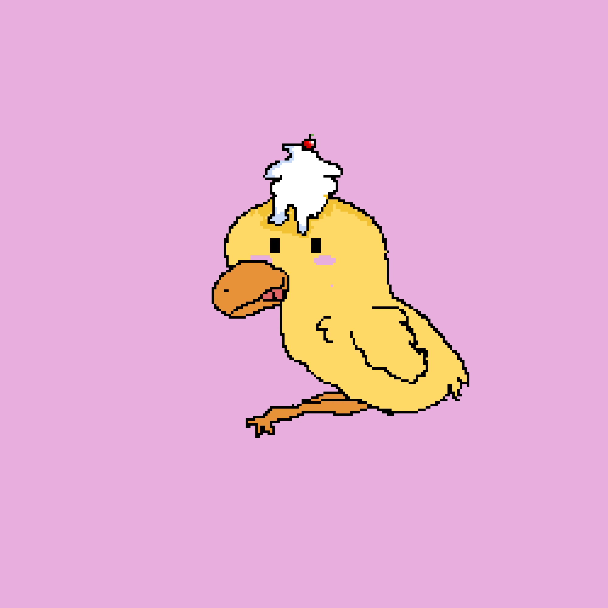 hii its me snubby am reposting most of my drawlings ice cream duck
