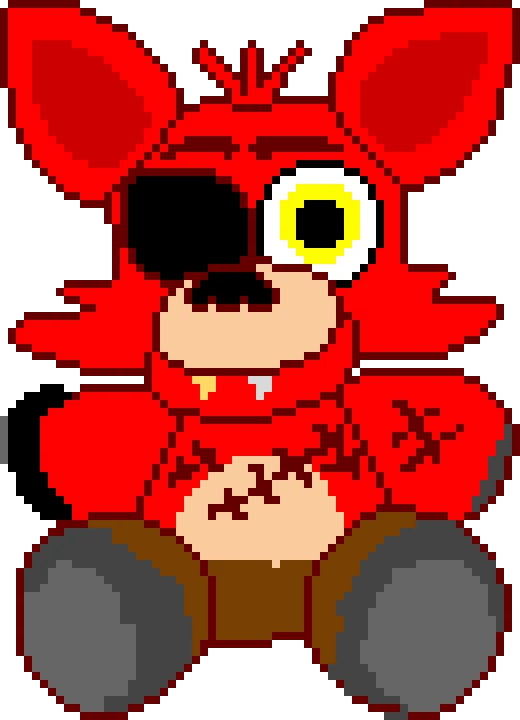 foxy fnaf plush realistic