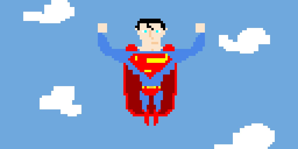 SUPERMAN! (i forgor the belt!)