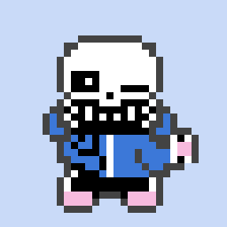 Sans but I made him out of the base for the plushies