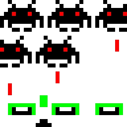small INVADERS game