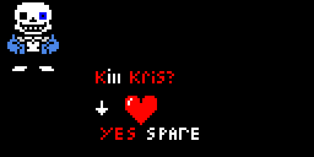 you play as sans contest