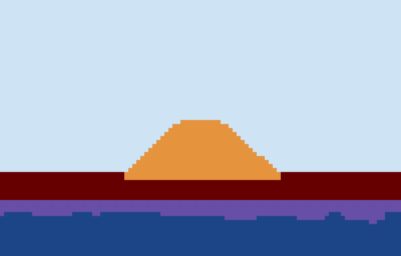 Beautiful Blood Sunset