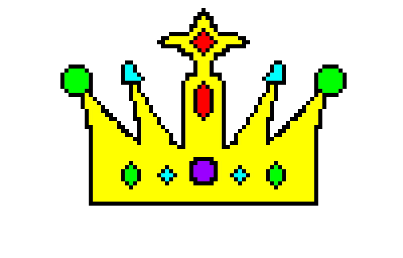 Crown pixel art