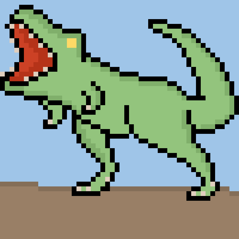 Dinopixel T-Rex
