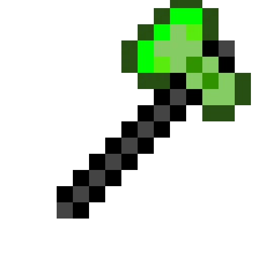 emerald pickaxe
