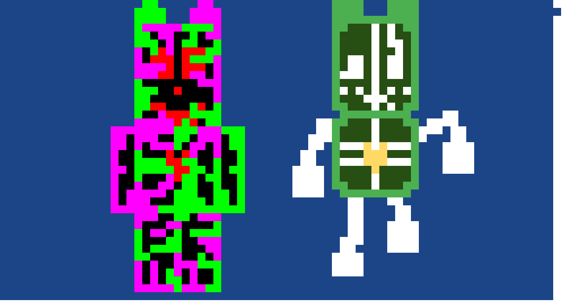 Glitch and 3rr0r pixel art