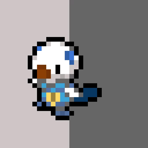 oshawott black and white contest