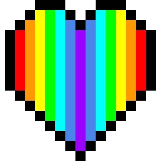 Rainbow Heart
