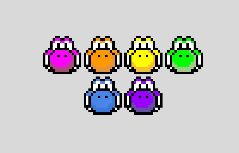 rainbow yoshis