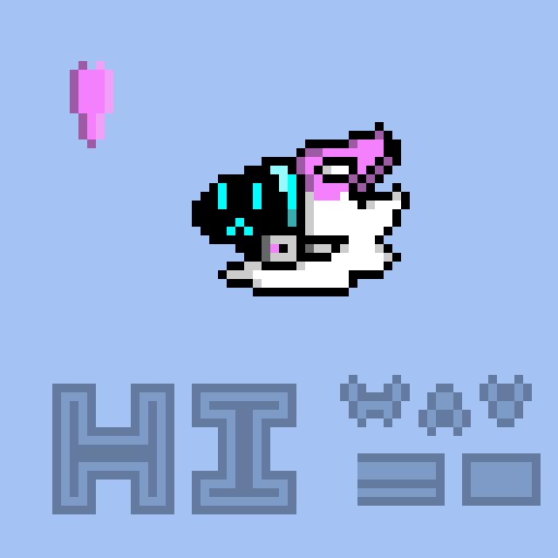 Lil wav blinking hehe