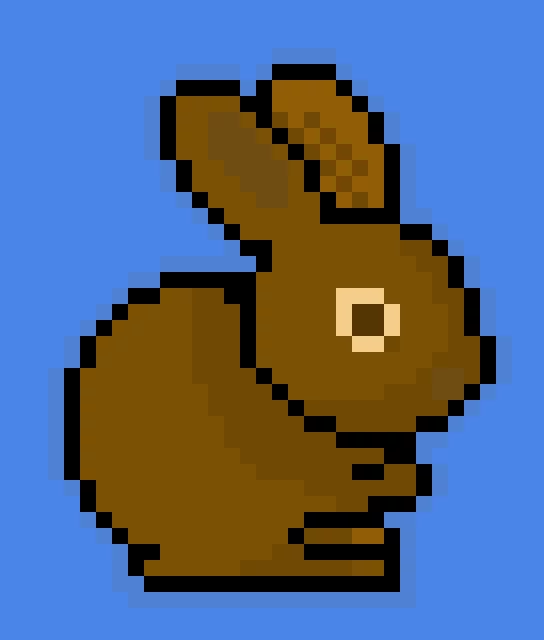 chocolate easter bunny happy easter