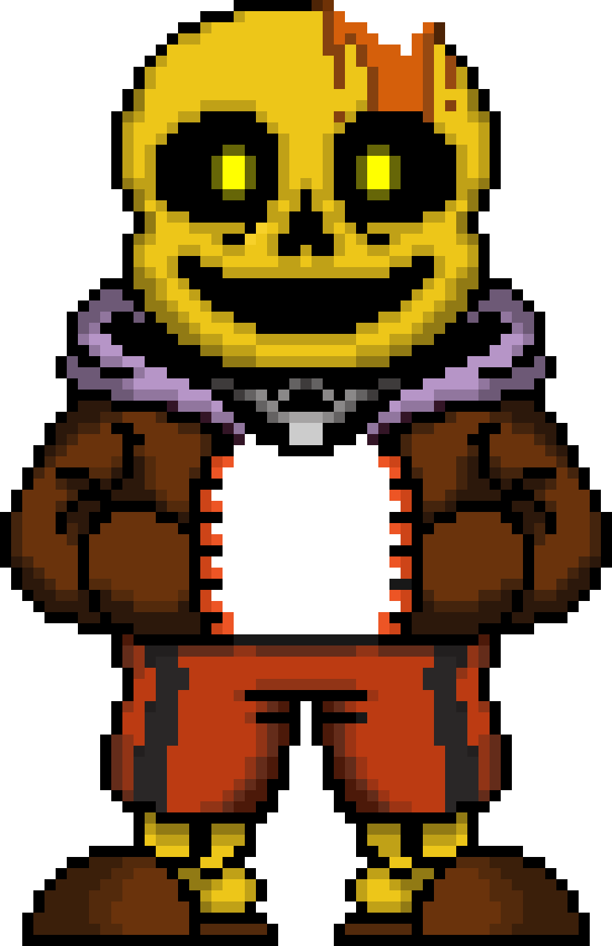 Un-lit Jack-o-Sans (Hallowtale normal variant) credits to @snas