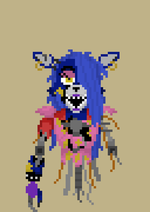 Shattered Glamrock Roxy (Credit to my friend, Levi)