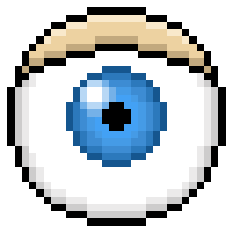 here’s the eyeball (challenge) but with an eyelid!!