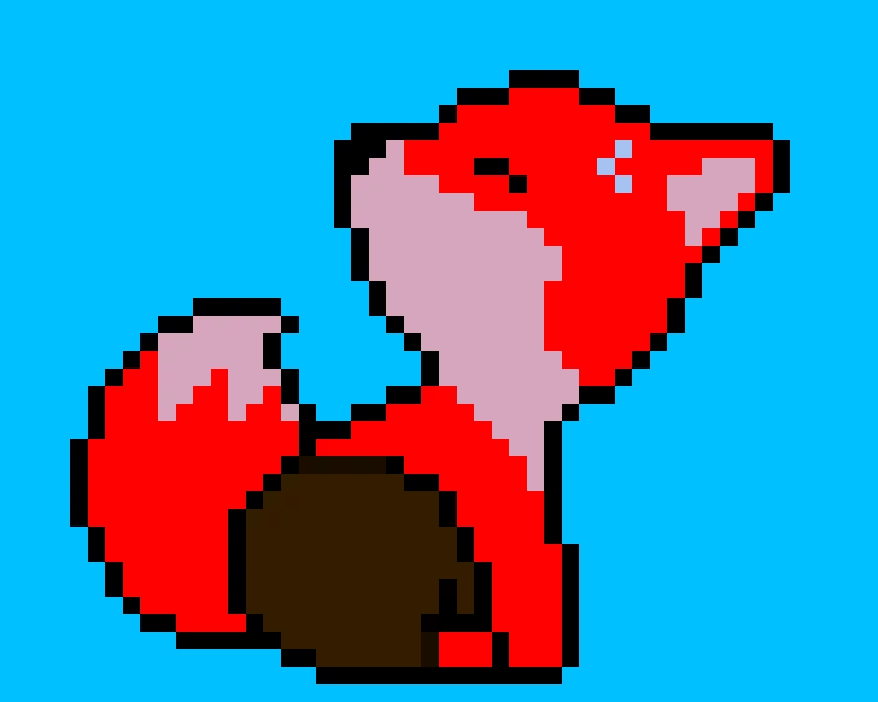foxy credits to marcy the pixel cat