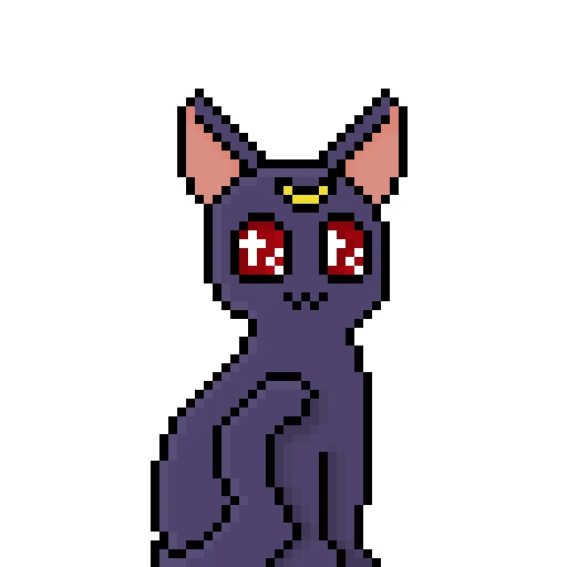 luna drawing random anime cats