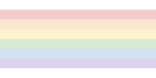 Desaturated rainbow on the smallest sized grid