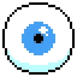 Human eye but I shaded it in my style (Challenge by @pixel_style7