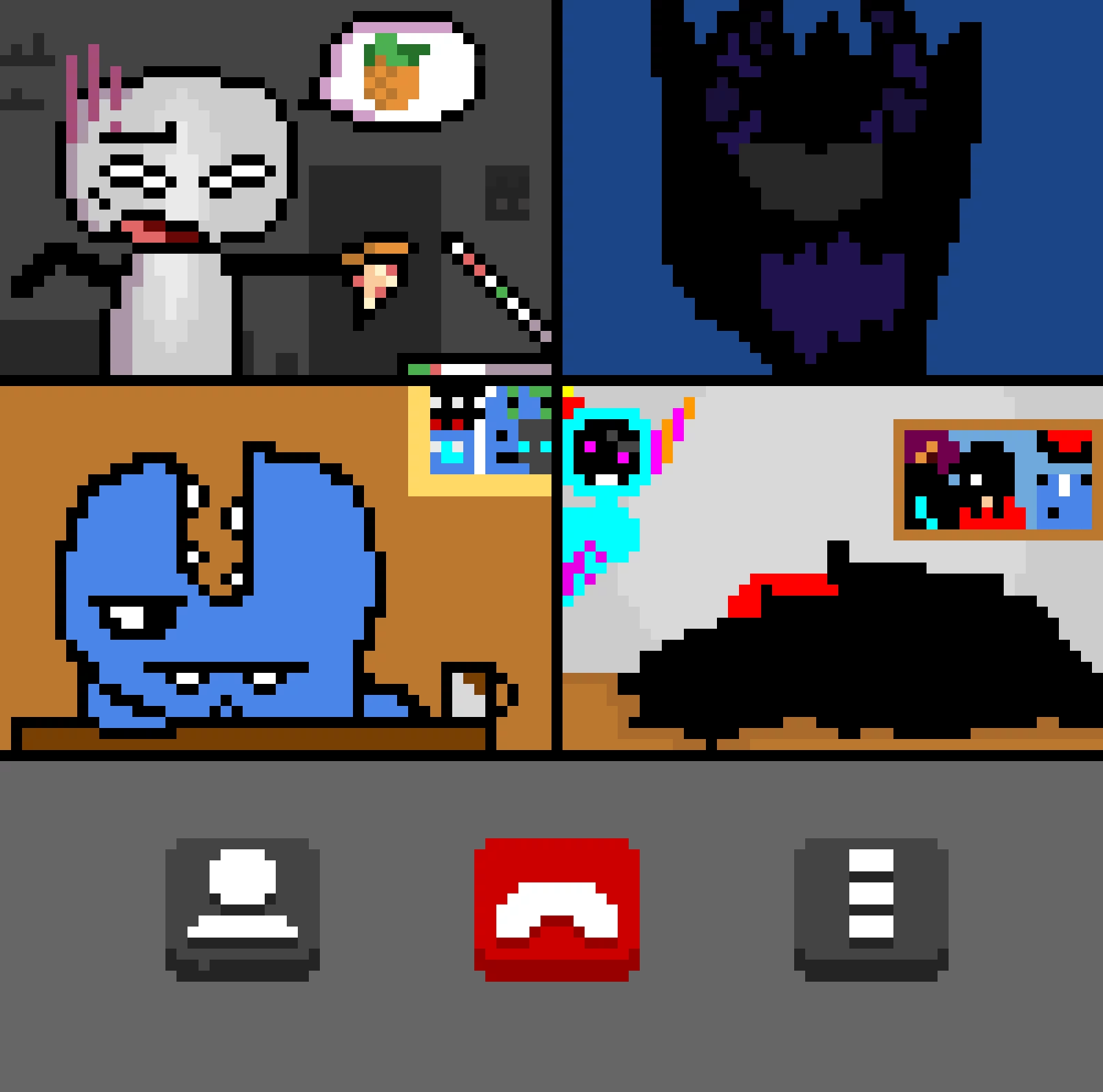 (Credit: @manguito767 , @pixelated_feesh73 , and someone else)