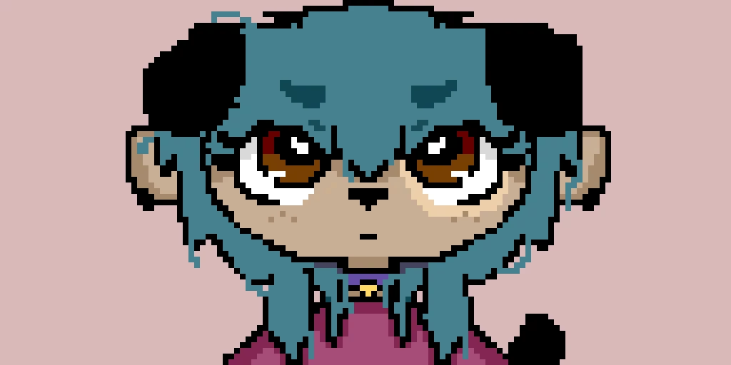 new oc named Avery! she has vitiligo